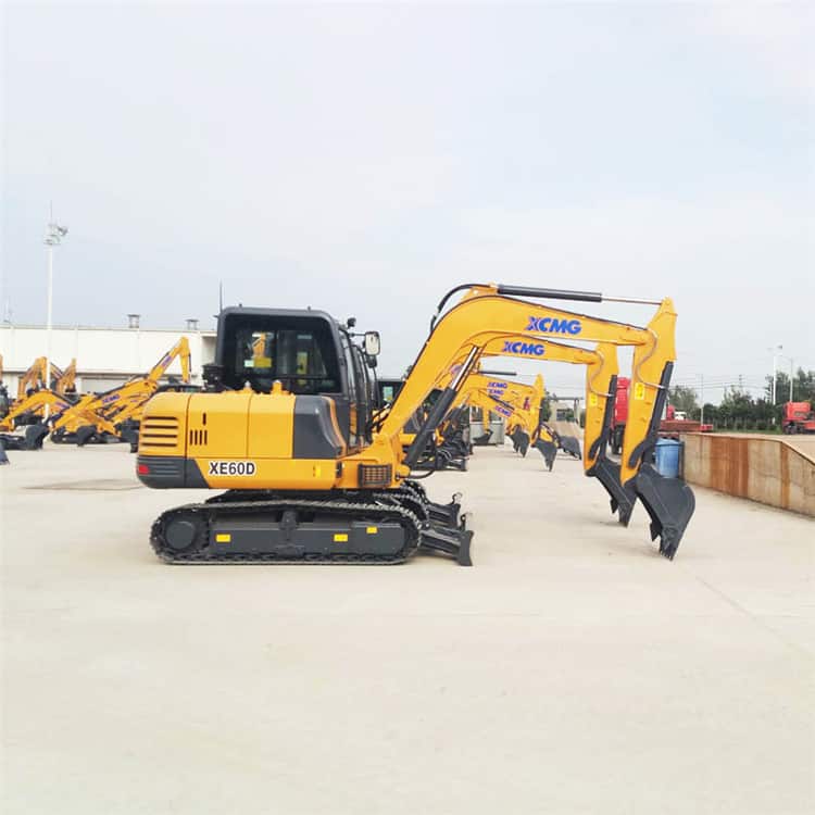 XCMG official XE60D China new 6 ton small escavator machine for sale